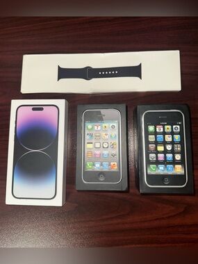 Apple iPhone Empty Retail Box Mixed Lot